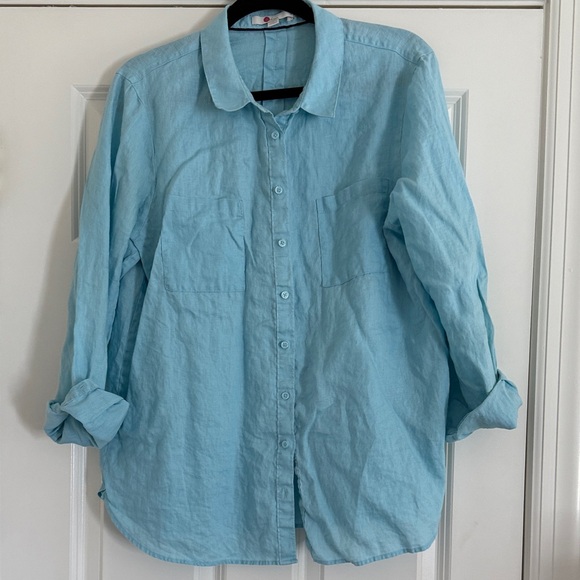 Boden Tops - Boden Light Blue Casual Button Down Shirt